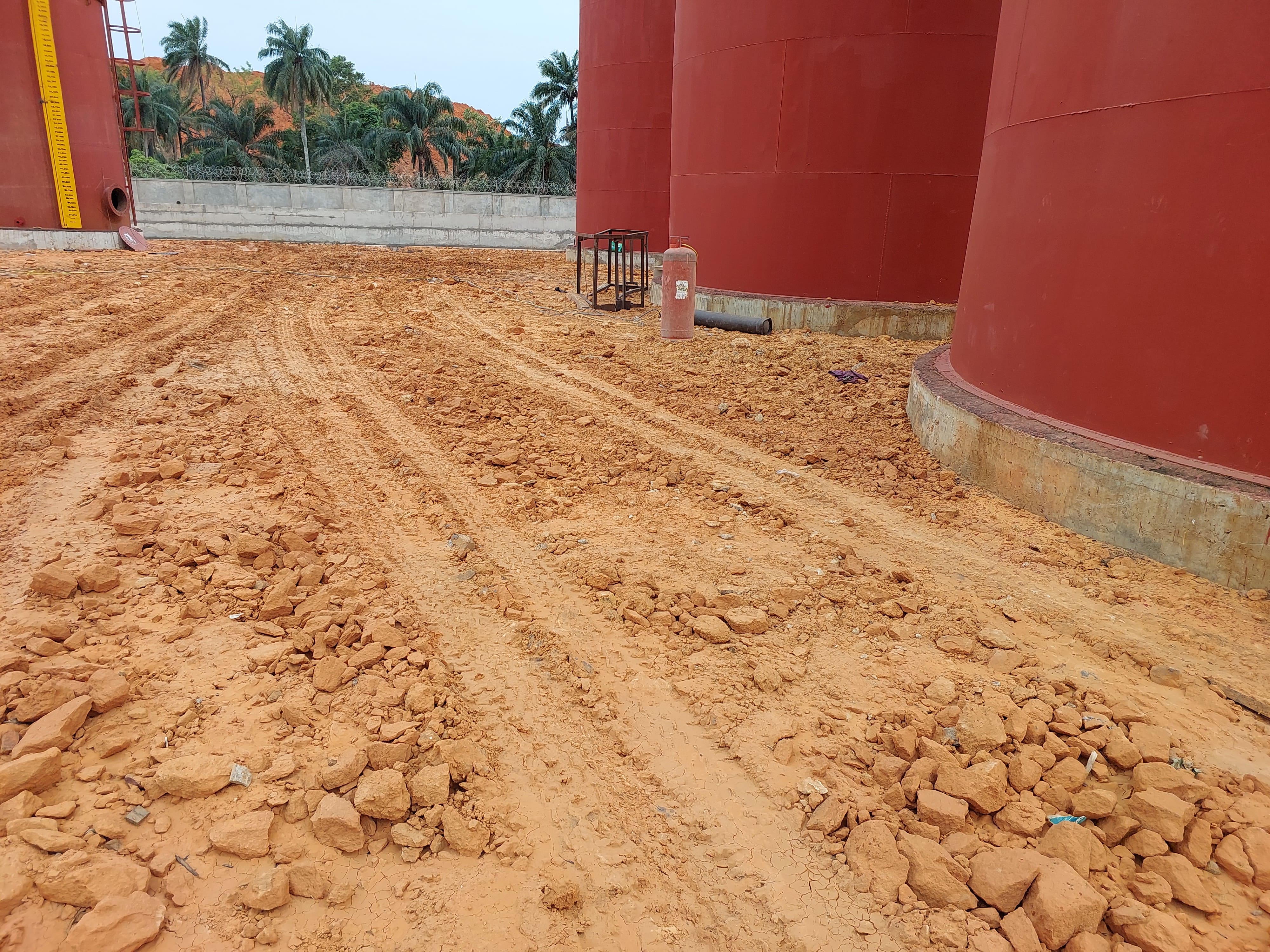 Tank Farm - Floor Preparation